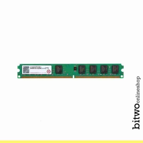 Transcend memoria Ram DDR2 2Gb PC2 667Mhz 5400U 2G 2Rx8 667 Dimm CL5 PC desktop