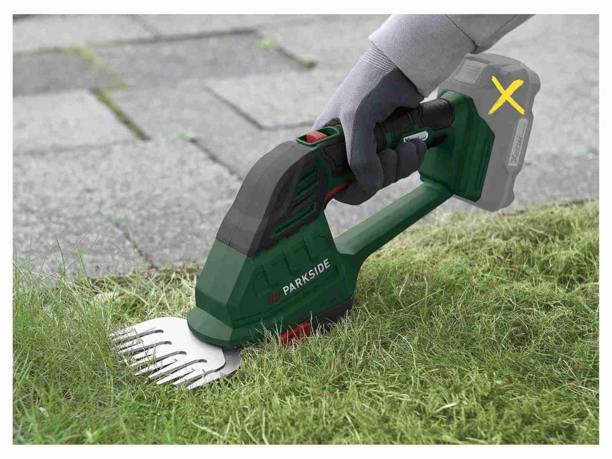 Taglia erba cesoia elettrica no batteria mini decespugliatore Parkside PAGS 20 - immagine 8