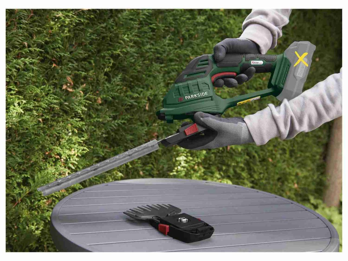 Taglia erba cesoia elettrica no batteria mini decespugliatore Parkside PAGS 20 - immagine 9