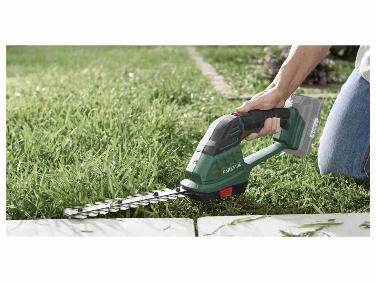 Taglia erba cesoia elettrica no batteria mini decespugliatore Parkside PAGS 20 - immagine 10