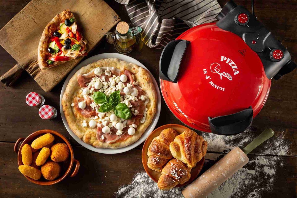 Ariete Pizzamaker 909 Pizza 4 Minuti Forno per pizza 1200 W 400°C RICONDIZIONATA ROSSA - immagine 2