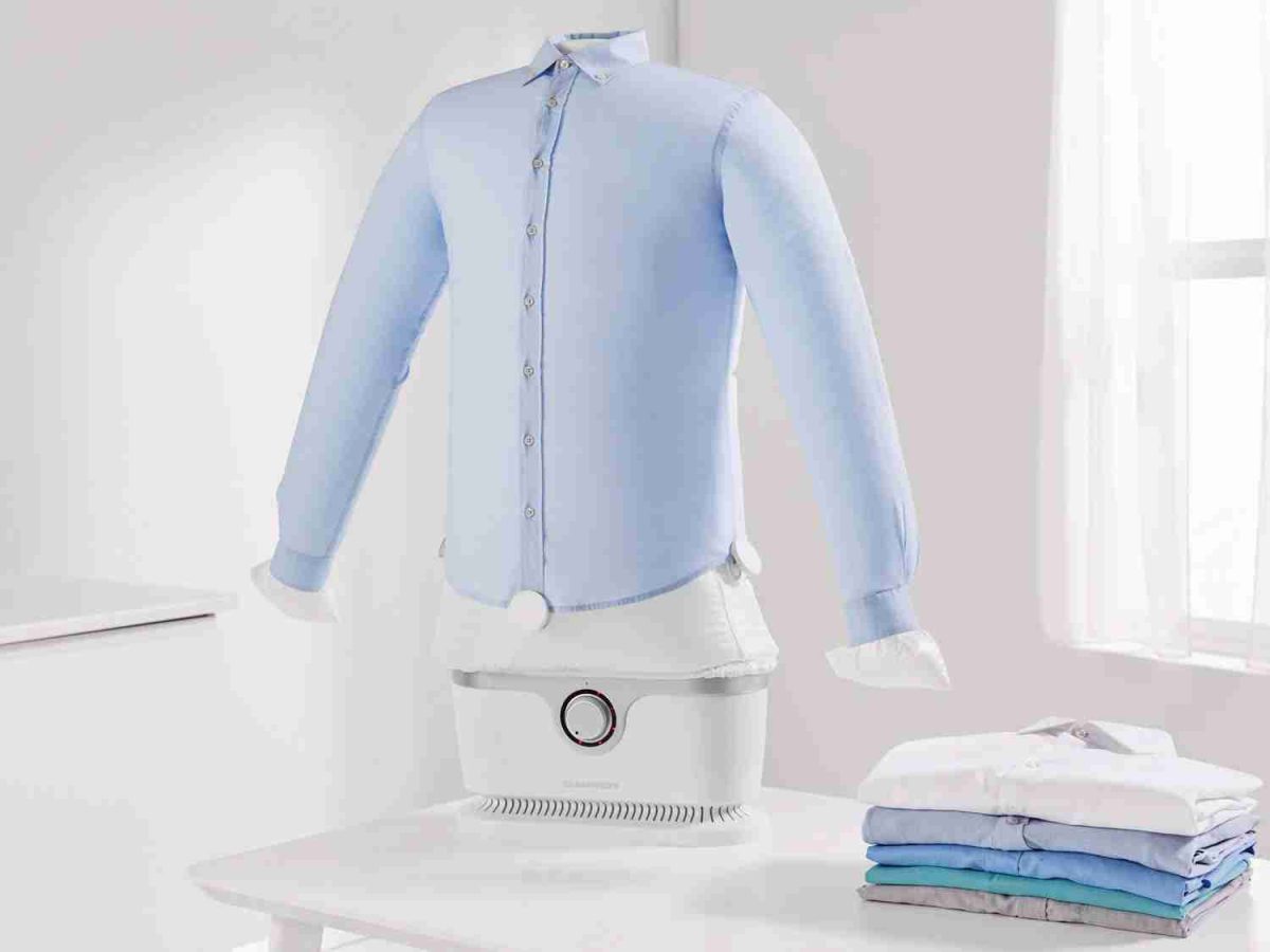 Asciugatrice ferro da stiro automatico camice pantaloni Cleanmaxx 1800 w veloce - immagine 6