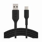 Belkin Cavo intrecciato da USB-A a USB-C 1m Nero - immagine 3