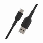 Belkin Cavo intrecciato da USB-A a USB-C 1m Nero - immagine 2
