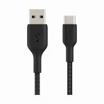 Belkin Cavo intrecciato da USB-A a USB-C 1m Nero