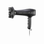 Asciugacapelli Agli Ioni SHTK 2000 W 2 Livelli Di Soffiaggio Diffusore Phon Nero - immagine 4