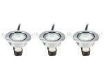 Faretti LED da incasso kit 3 da incasso argento Smart - immagine 3