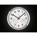 Auriol Orologio da parete bianco radiocontrollato satellite temperatura umidità - immagine 4