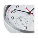 Auriol Orologio da parete bianco radiocontrollato satellite temperatura umidità - immagine 3