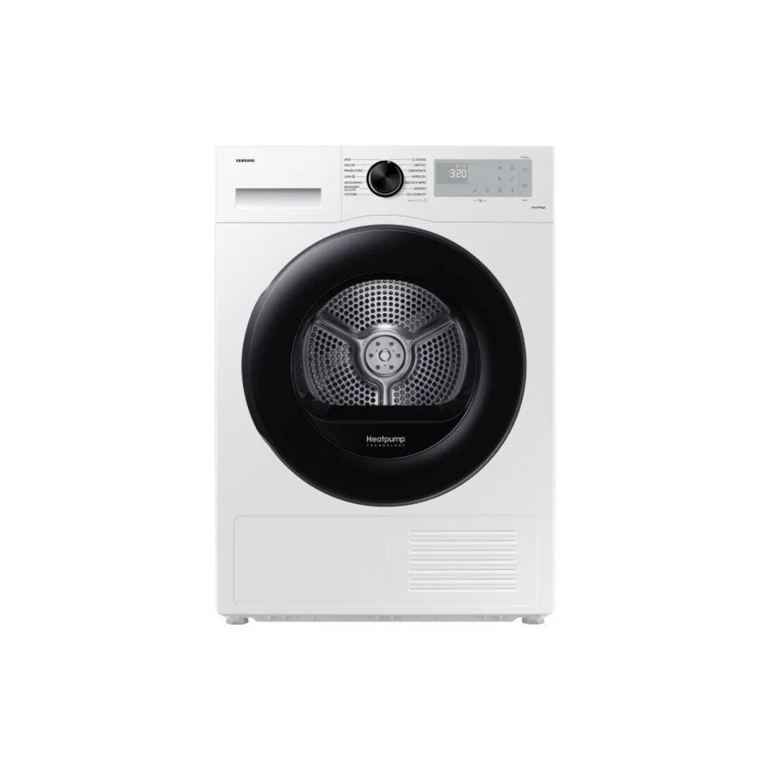 18976.jpg Samsung DV80CGC2B0 AH Asciugatrice a Pompa di calore 8 kg A+++ Crystal EcoDry White - immagine 1