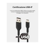 Belkin BoostCharge Cavo USB-C 2m Nero per iPhone, Samsung, Pixel, iPad, Nintendo - immagine 2