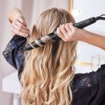 Arricciacapelli conico Nero capelli ricci perfetti Rita Ora con display LCD RHC - immagine 3