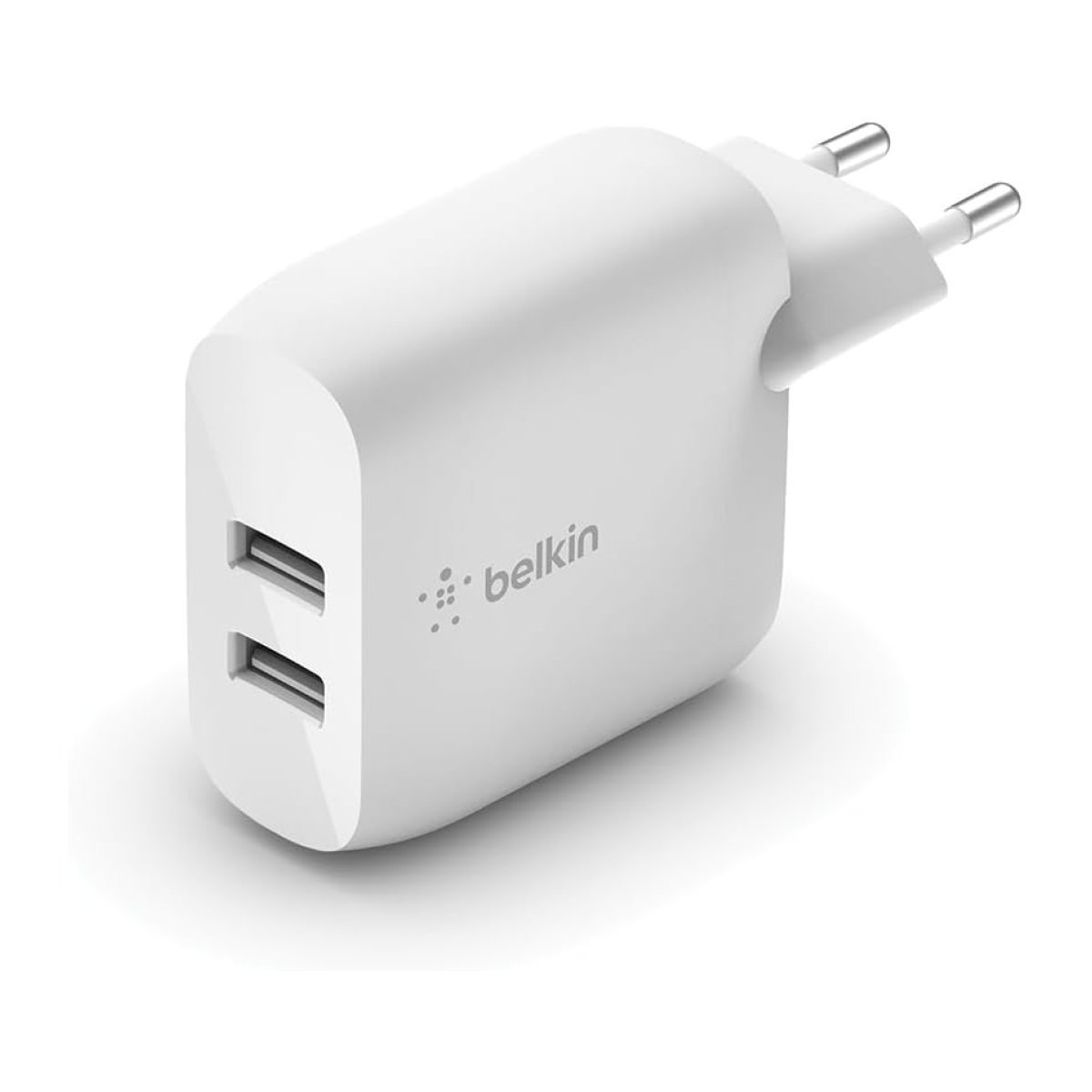 22365.jpg Belkin Boost Charge 24W - Caricabatteria USB-A Doppio per iPhone 14, 13, 12, Samsung S23, S22, Pixel - immagine 1