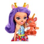 Enchantimals Bambola Danessa Cerbiatto con Animale - Giocattolo per Bambini 4+ Anni FXM75 - immagine 3