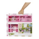 Casa Barbie 2 Piani con 4 Aree gioco, Bambola, Cagnolino & Accessori - Giocattolo per Bambini 3+ Anni HCD48 - immagine 5