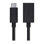 Cavo USB 3.2 Gen 1 Belkin F2CU036btBLK - USB C a USB A, Nero - immagine 3