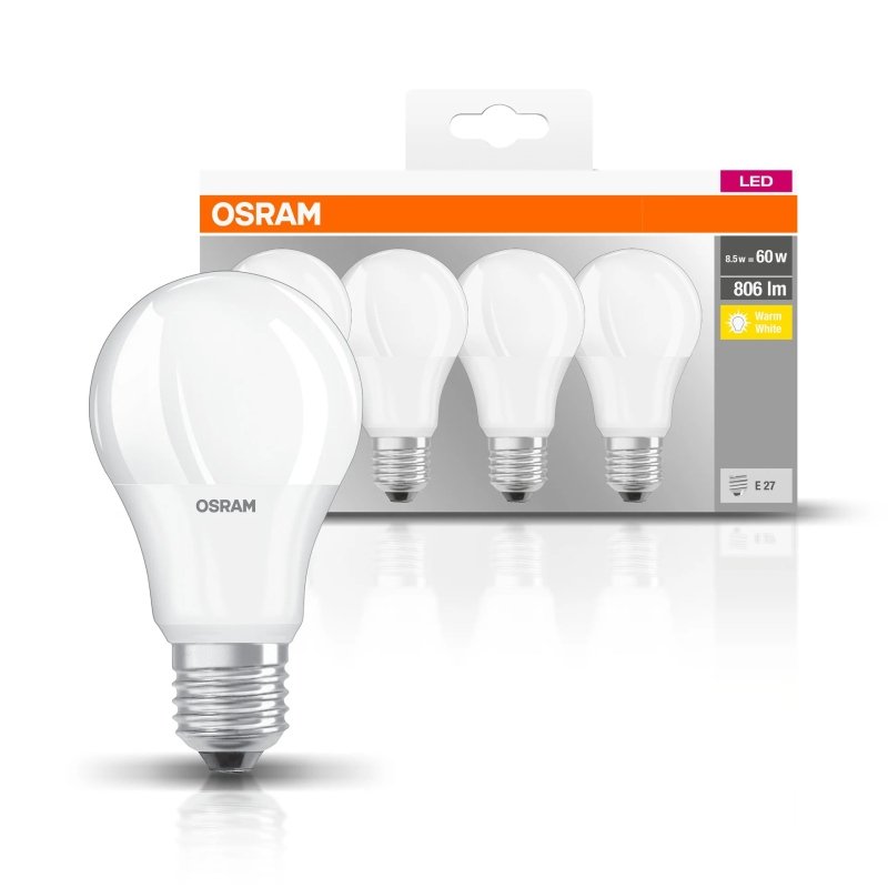 24962.jpg Lampadine led Osram Smerigliata Vetro Opaco 2700 K 8,5 W 806 lm E27 - immagine 1