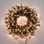 Catena Luci MiniLed di natale 20,5 + 4  metri 1000 luci calde per esterno XMAS KING