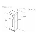 Bosch KBN96VSE0 Serie 4 Frigorifero Incasso CLASSE E Ammaccatura Frontale in alto a destra Solo Ritiro - immagine 7