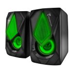 Altoparlanti Gaming TECHMADE, Speaker Nero per Desktop PC e Portatili - 2 Unità - immagine 4