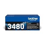 Brother TN3480 Toner Originale Nero Alta Capacità - 8000 Pagine per Stampanti HLL, DCP, MFC