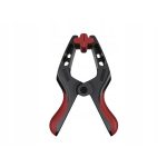 Parkside Set 12 Morsetti Piccoli 2K Ergonomici 30mm Nero Rosso Acciaio Plastica