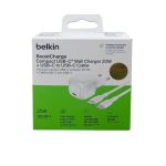 BELKIN Caricatore da Parete USB-C 20W + Cavo 1m Bianco - Ricarica Rapida - immagine 2