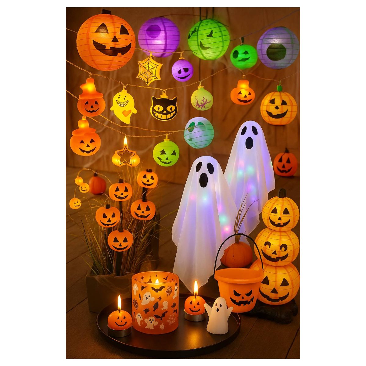 Box Halloween: Dolcetto o Scherzetto?Kit Festa Completo Scatola 43*31*35 - immagine 2