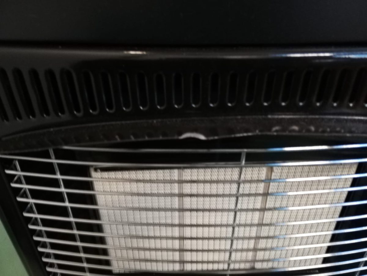Stufa gas Dcg GH02 N Infrarossi Black LIEVE AMMACCO FRONTALE E SU FIANCATA SX - immagine 2