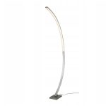 Livarno Lampada Argento ad arco LED 16W dimmer touch luce bianco caldo 165cm