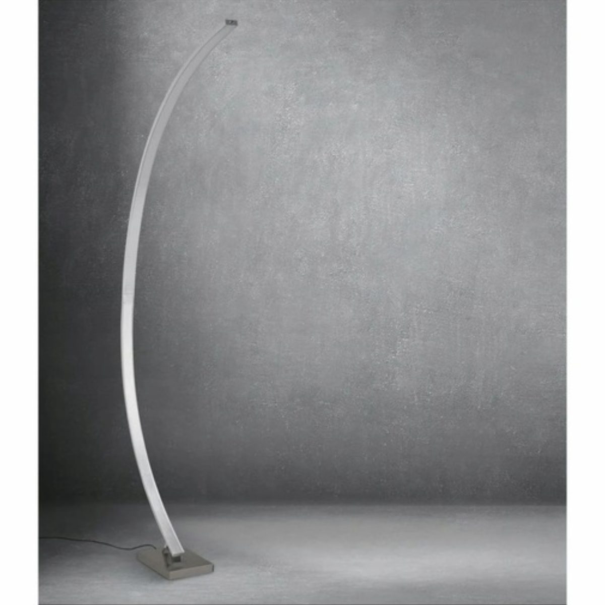Livarno Lampada Argento ad arco LED 16W dimmer touch luce bianco caldo 165cm - immagine 3