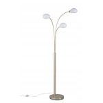 Livarno Piantana led effetto nichelato opaco altezza 172 cm 2700k bianco caldo