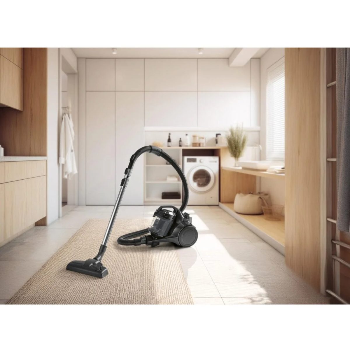 Silvercrest SBZBK 850 B2 aspirapolvere senza sacco 850W 0,6L con accessori nera - immagine 6