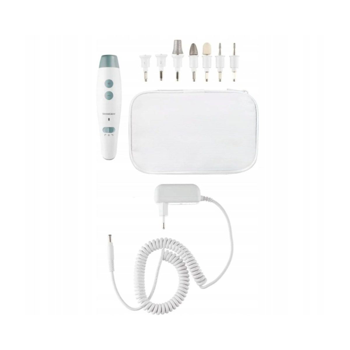 29087.jpg Silvercrest SMPS 7 E1 set manicure pedicure 7 accessori con custodia e LED - immagine 1
