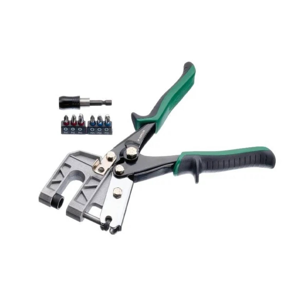Parkside Set per Cartongesso 9 pezzi con Pinza Punzonatrice e Cesoia per Lamiere - immagine 2