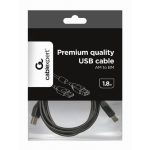 Gembird Cavo USB 2.0 A-B Maschio 1.8m Contatti Dorati Stampante Scanner Nero - immagine 3