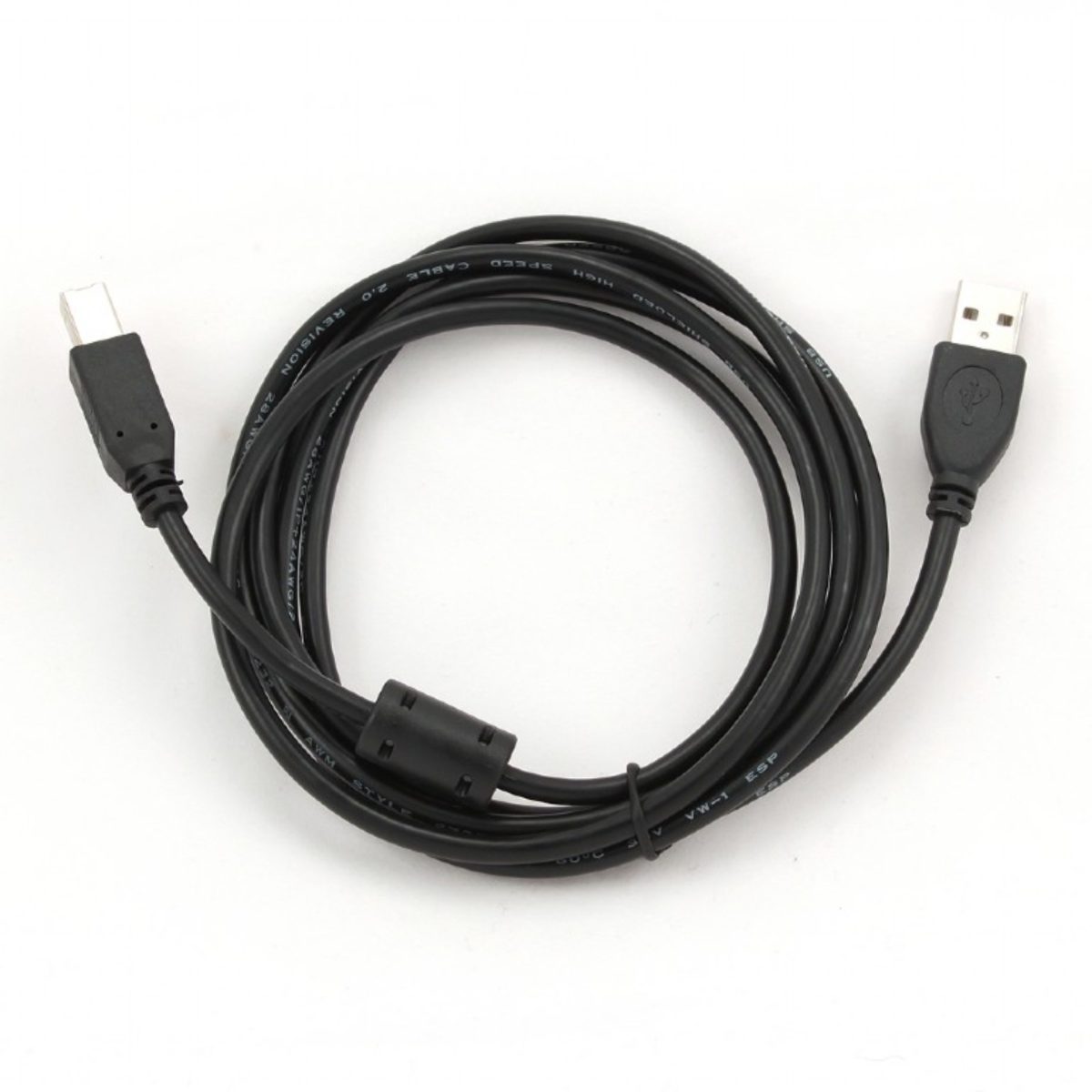 Gembird Cavo USB 2.0 A-B Maschio 1.8m Contatti Dorati Stampante Scanner Nero - immagine 2