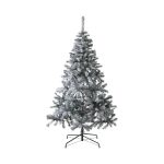 Livarno Home Albero di Natale Innevato 180cm Artificiale Folto Base Metallo