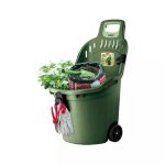 Stefanplast PF76210 Helpy Cart Carriola Multiuso Verde con Porta Attrezzi e Maniglie - immagine 2