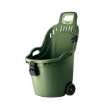 Stefanplast PF76210 Helpy Cart Carriola Multiuso Verde con Porta Attrezzi e Maniglie