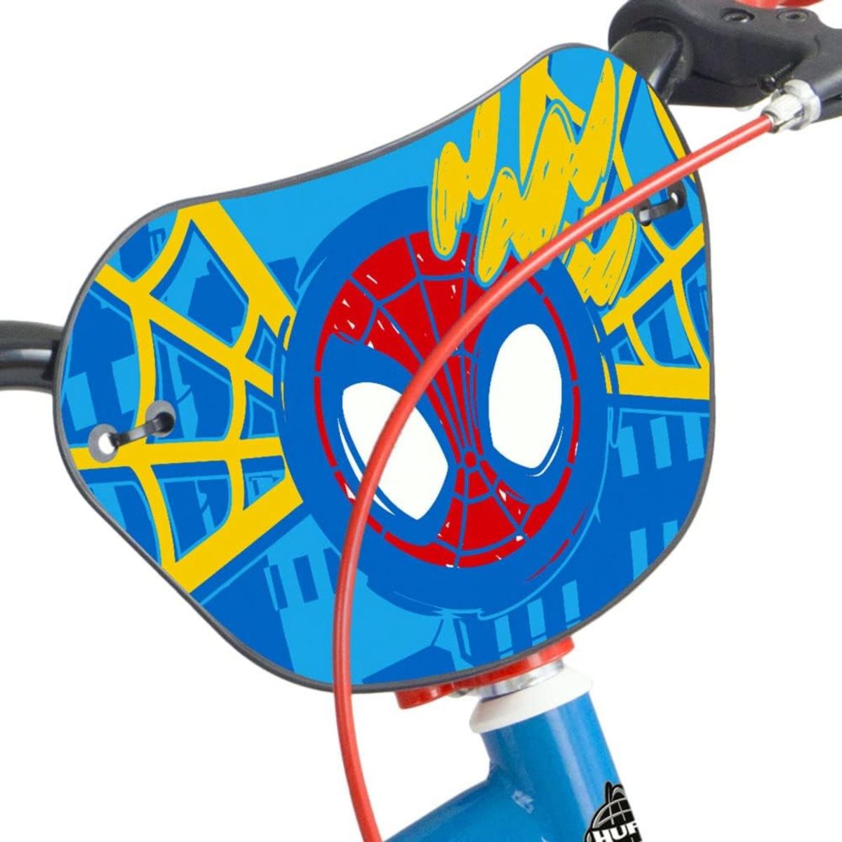 Huffy Bicicletta 12" Spidey Spiderman Bambini 3–5 Anni Blu con Rotelle MARVEL - immagine 2