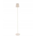 Livarno Piantana led ricaricabile 3000 k luce bianco caldo altezza 123 cm beige opaco