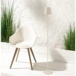 Livarno Piantana led ricaricabile 3000 k luce bianco caldo altezza 123 cm beige opaco - immagine 2