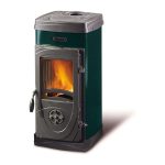 La Nordica Super Junior Stufa Legna Ghisa Riscaldamento Verde 5kW Volume 143 - immagine 2
