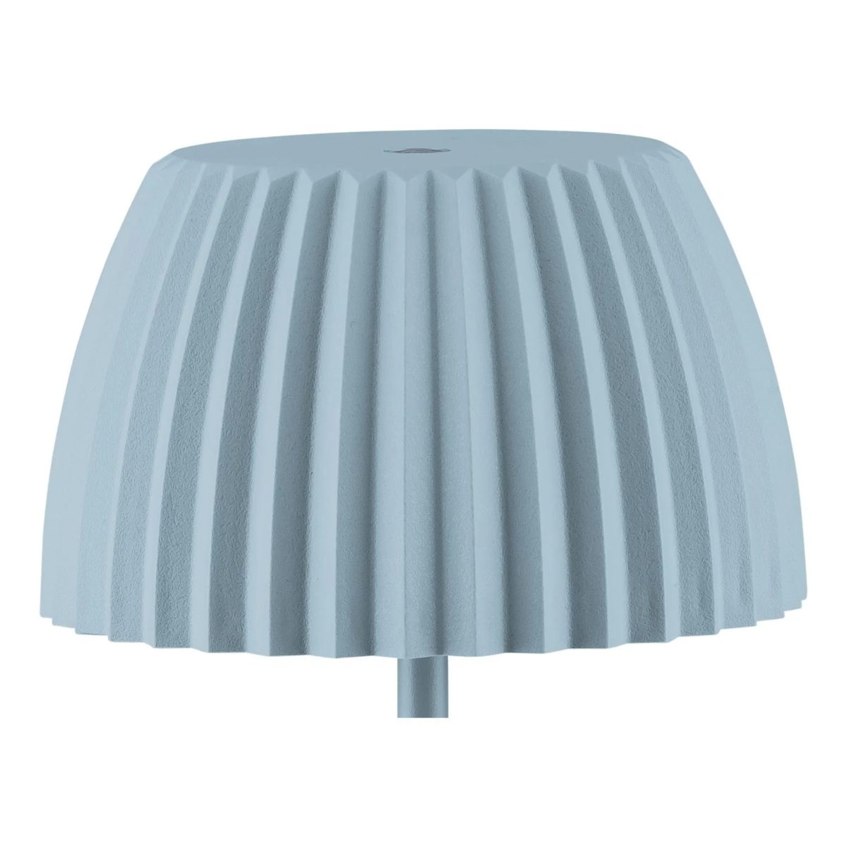 Livarno Lampada da tavolo a led ricaricabile altezza 20 cm blu opaco azzurra - immagine 2