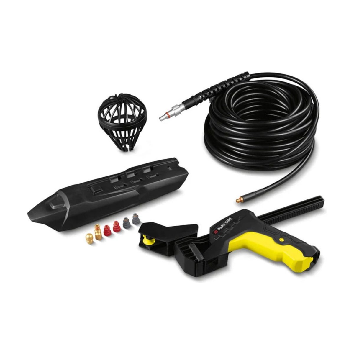 30848.jpg Parkside PDRS 10 Kit Pulizia Scarichi e Grondaie Idropulitrice Accessorio 180 Bar - immagine 1