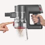 Severin HV 7164 Scopa Elettrica Senza Sacco 2 in 1 Portatile 300W Potente GRIGIO - immagine 10