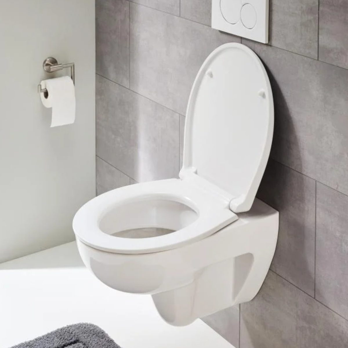 Livarno Home Copriwater Universale Soft Close effetto marmo Nero - immagine 5