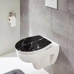Livarno Home Copriwater Universale Soft Close effetto marmo Nero - immagine 6
