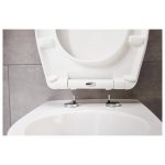Livarno Home Copriwater Universale Soft Close effetto marmo Nero - immagine 4